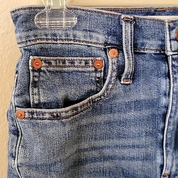 Madewell The High Rise Slim Boy Jean - Size 23 - Picture 4 of 11